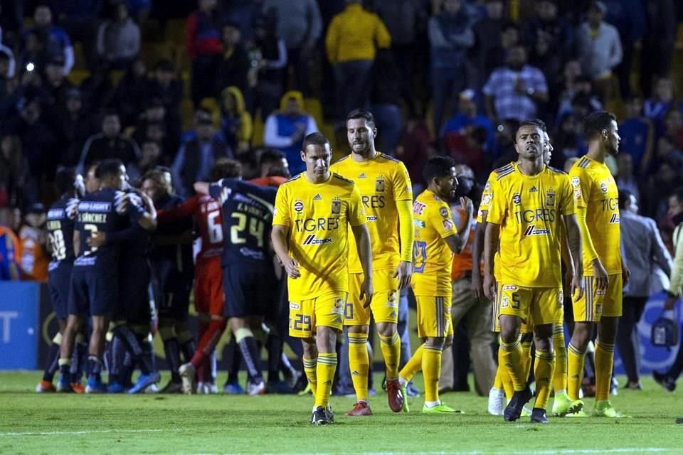 Tigres llegó con todo a favor en la vuelta de los Cuartos, pero fue eliminado por las Águilas.