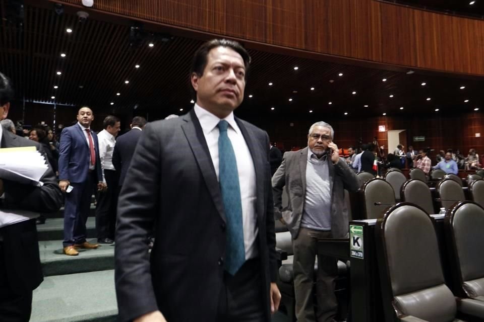 Mario Delgado, coordinador de Morena en la Cámara de Diputados.