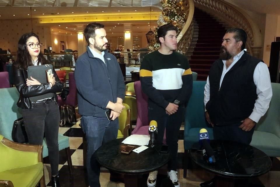 El Senador se reunió con Javier Pérez Sagaón, hermano de Abril Pérez Sagaón, quien fuera asesinada a balazos el pasado 25 de noviembre en la CDMX.