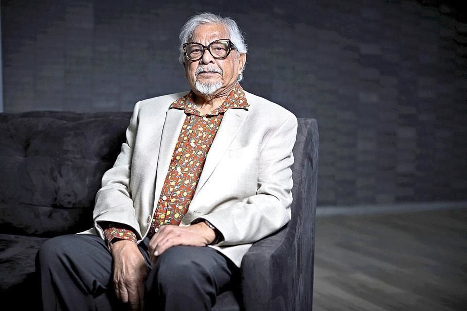 Arun Gandhi, quinto nieto de Mahatma Gandhi, acudió a la FIL Guadalajara.