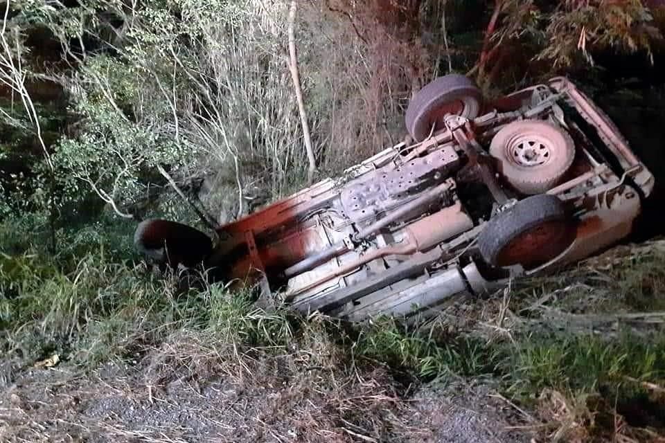El accidente fue la noche de ayer en la carretera que conduce de Montemorelos a la Comunidad El Álamo, conocida como La Cotorra.