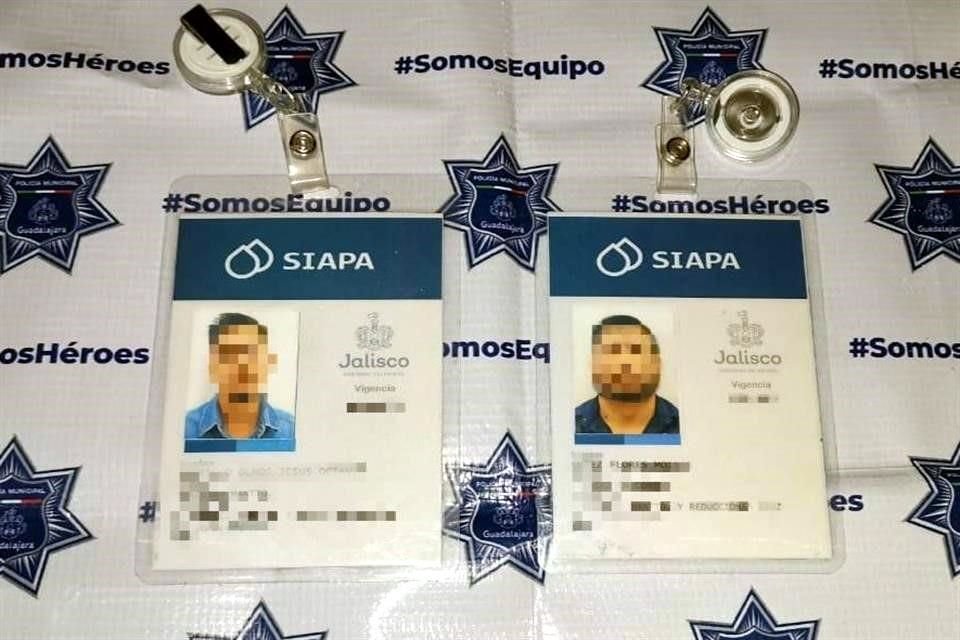 El viernes pasado fueron arrestadas dos personas con credenciales falsas.
