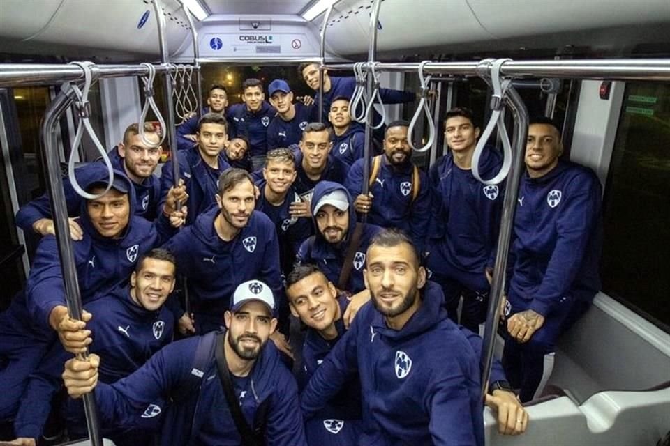 Los Rayados llegaron motivados a Qatar.