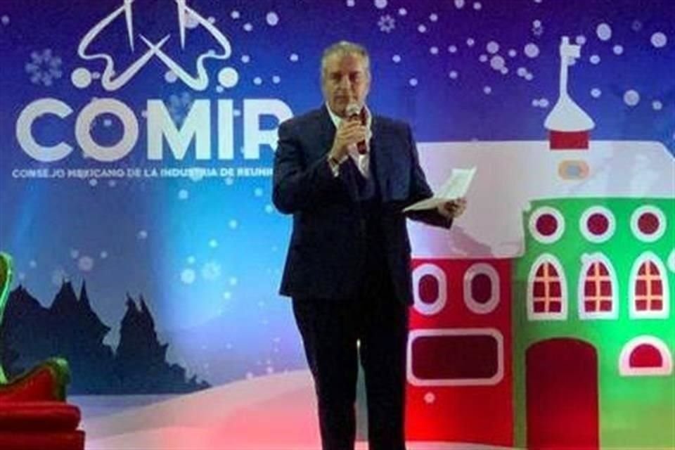 Jaime Salazar, presidente de la Comir, consideró que en 2020 la industria de reuniones podría recuperarse.