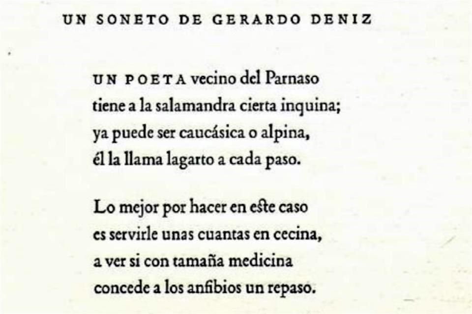 En el soneto se advierte un regaño amistoso a Octavio Paz.
