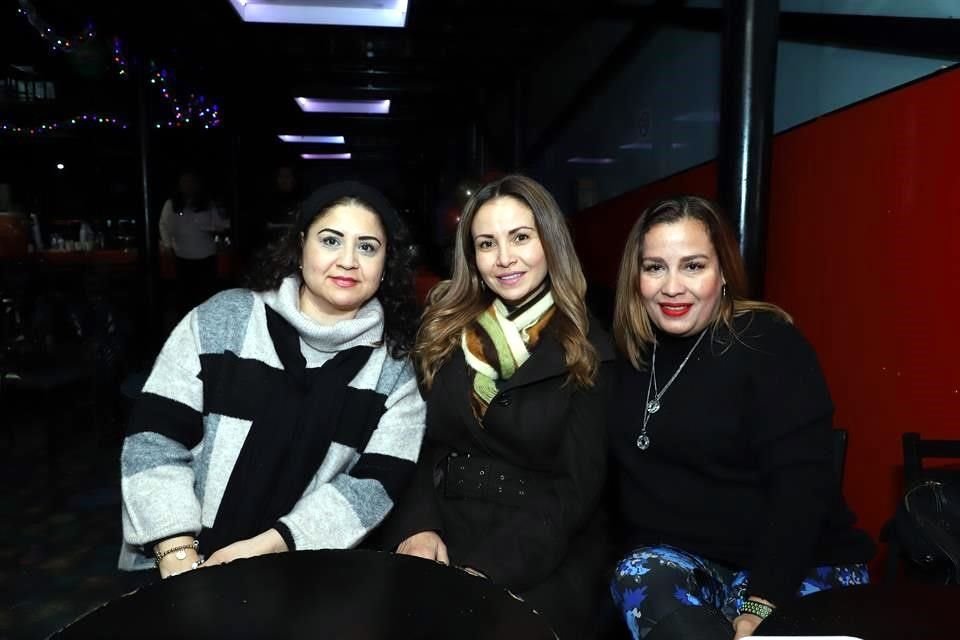 Eva Mendoza, Irene Camarena de Frías y Gaby Ocampo