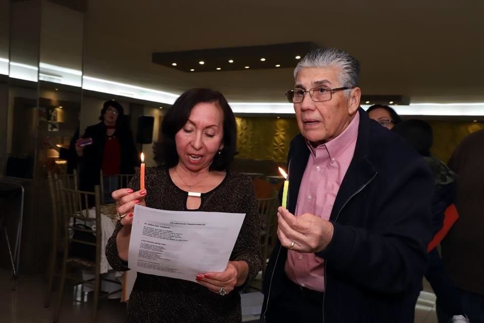 María Elena Guajardo y Alejandro Izaguirre