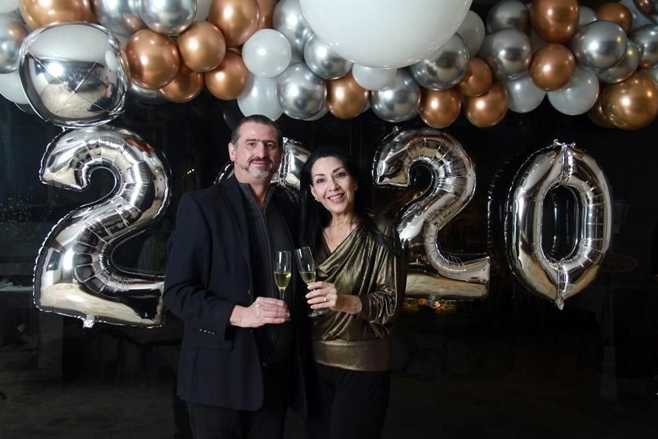 Sergio Lozano y Sylvia Garza de Lozano