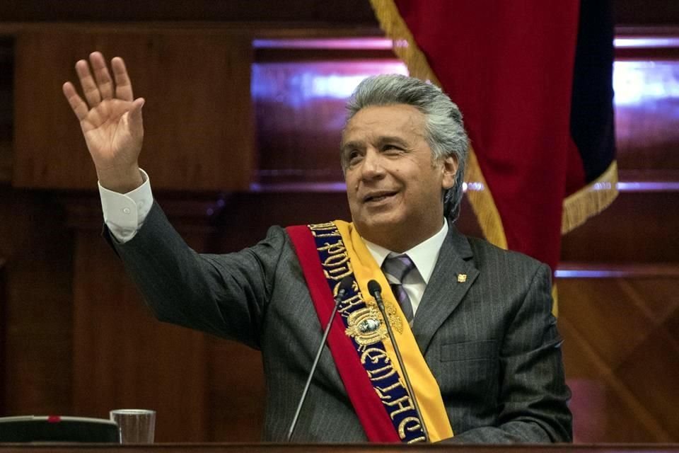 El Presidente ecuatoriano Lenín Moreno aseguró en su primer año de Gobierno que ha puesto la casa en orden tras mandatos de Correa.