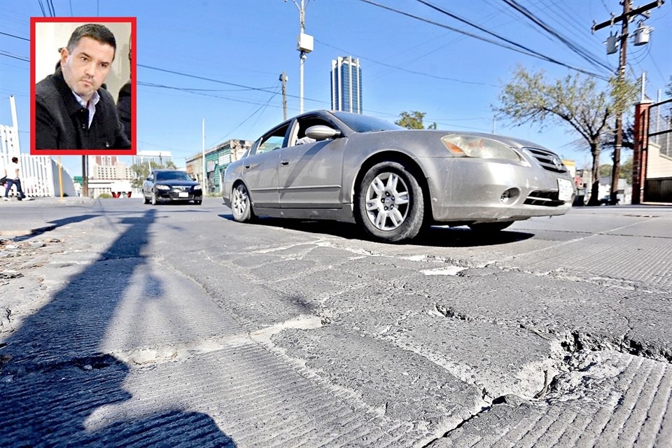 La Secretaría de Infraestructura, a cargo de Federico Vargas (recuadro), se negó a dar detalles de los tramos reparados en calles y avenidas.