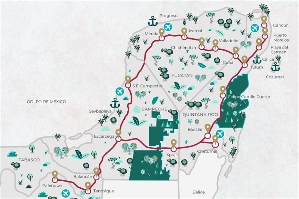 El Tren Maya requerirá una inversión de 139 mil 100 mdp, dijo en su momento Fonatur.