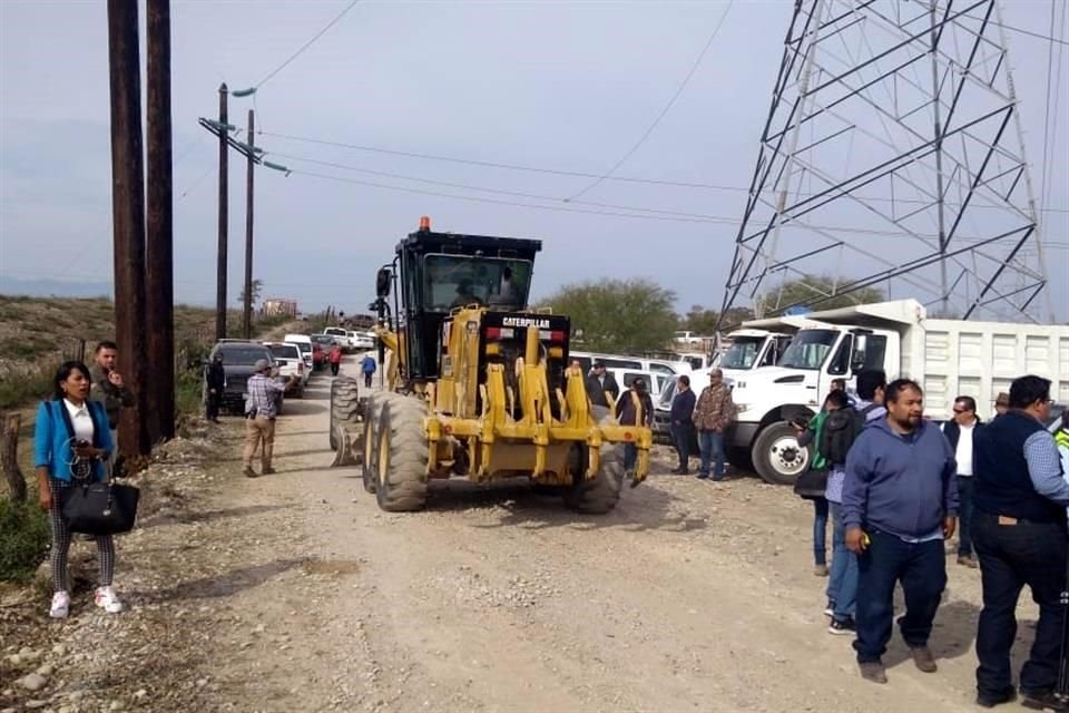 Las obras arrancaron ayer en los límites de Linares y Montemorelos.