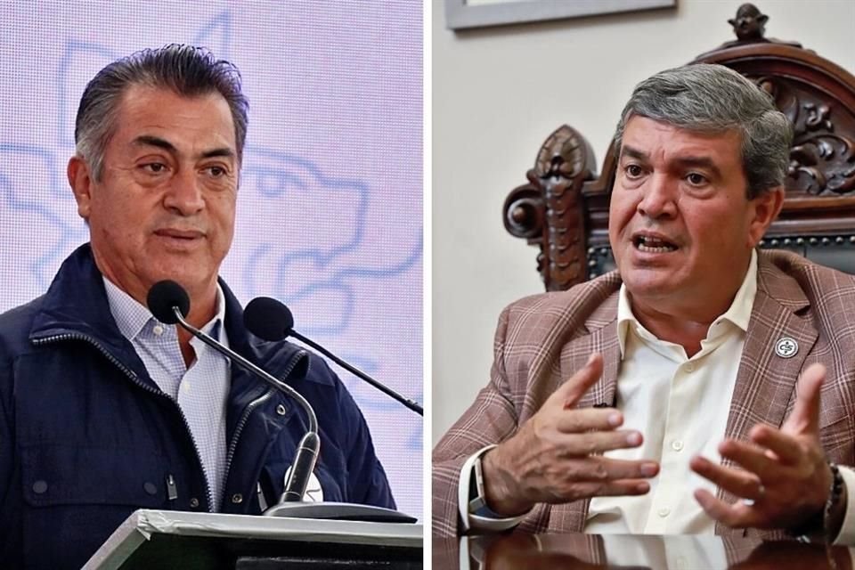 El Gobernador Jaime Rodríguez (izq.) y el Secretario de Gobierno, Manuel González, enfrentan un proceso de sanción.