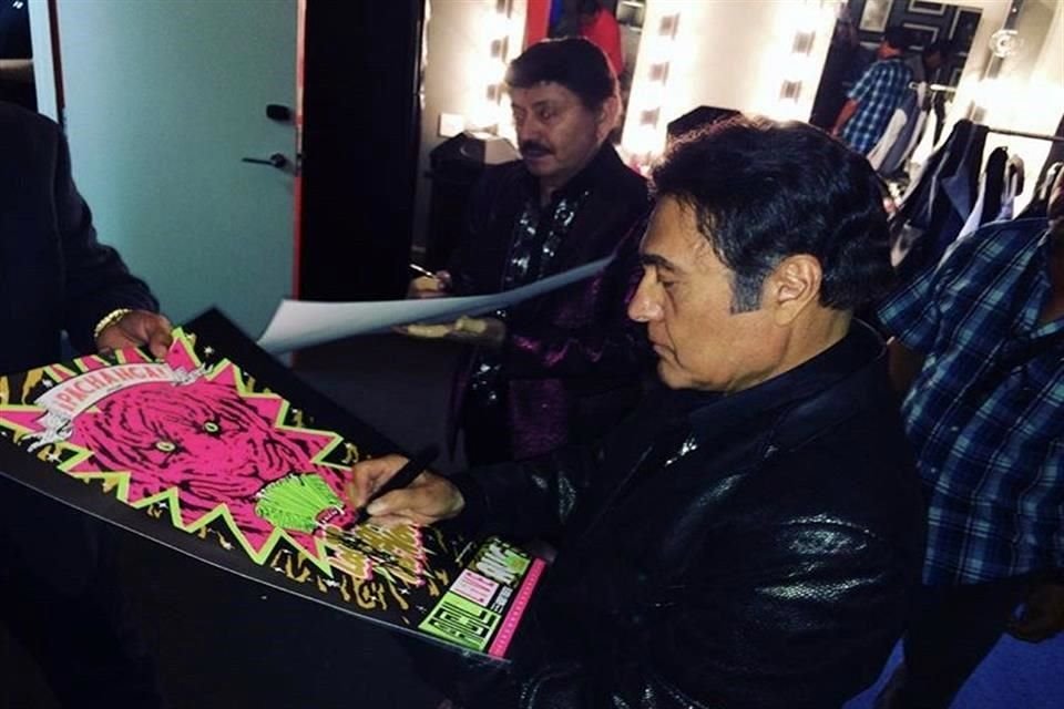 El primer trabajo que firmó como Cristo´s fue un póster realizado para el festival Austin City Limits para los Tigres Del Norte.