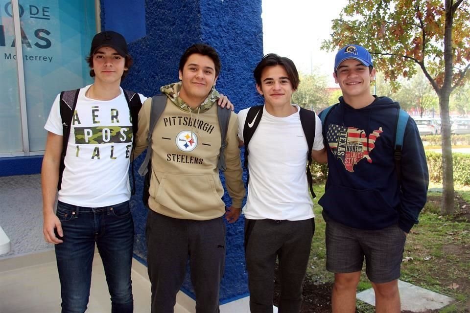 Gustavo Garza, Diego Treviño, Genero Schiaffino y José González
