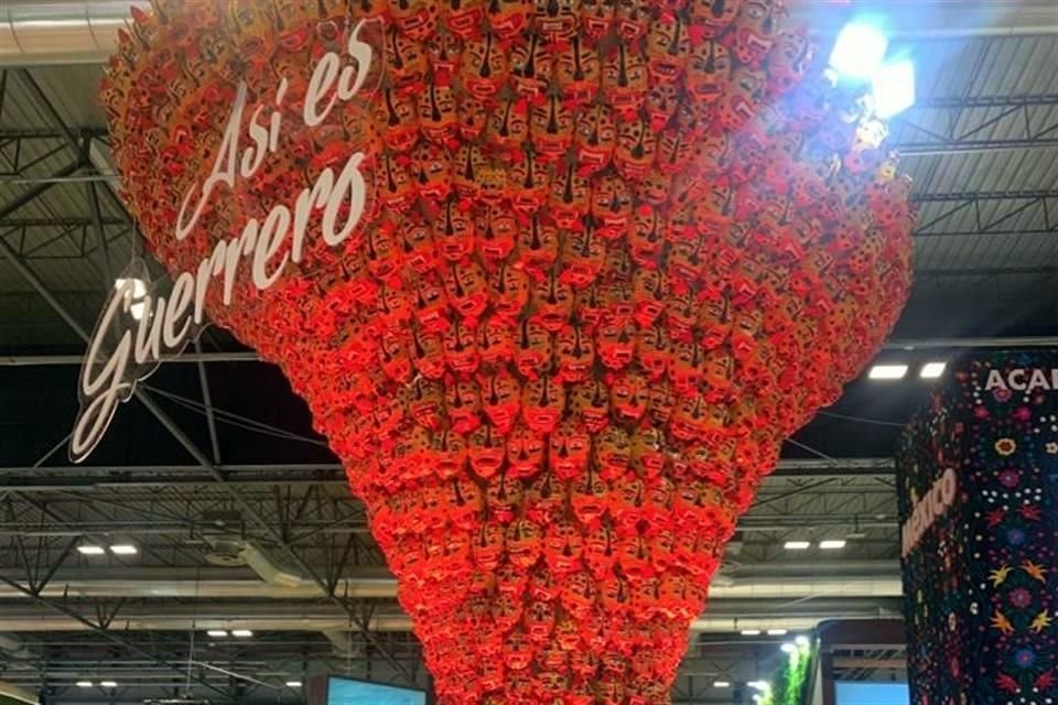 El Pabellón de Guerrero en la Feria Internacional de Turismoen Madrid, (FITUR).