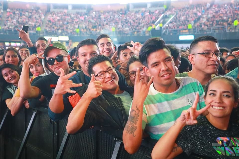 22 mil asistentes disfrutaron del show.