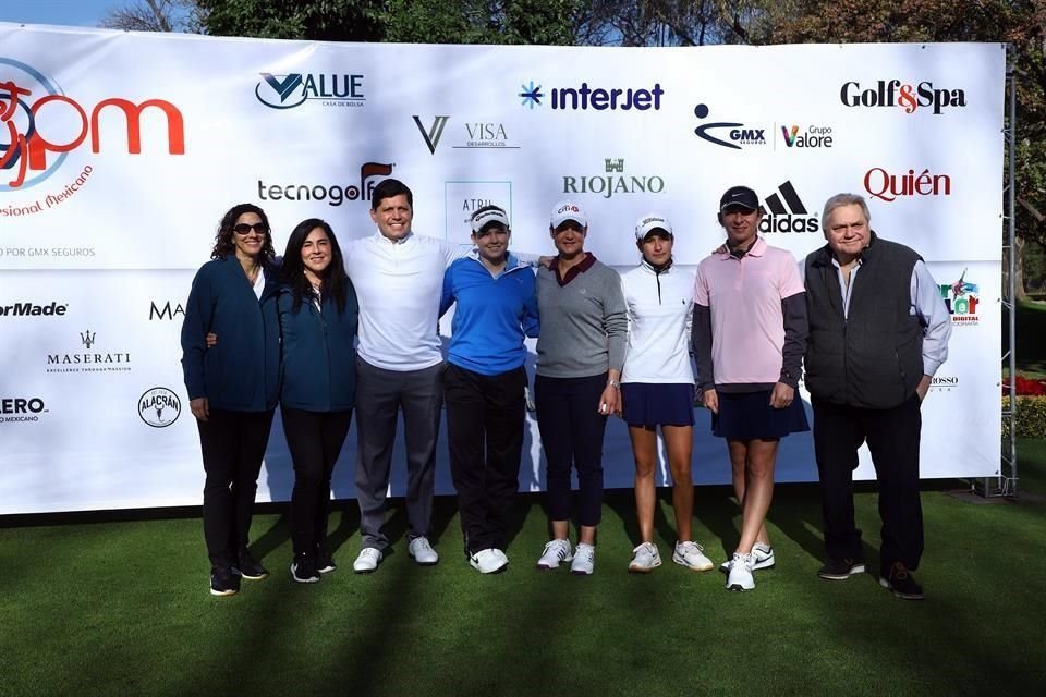 Rosalba Papacostas, Lili Álvarez, Luis Carlos Villarreal, Cecilia Guerra, Lorena Ochoa, Larissa Carrillo, Ana Gabriela Guevara y Carlos Bremer