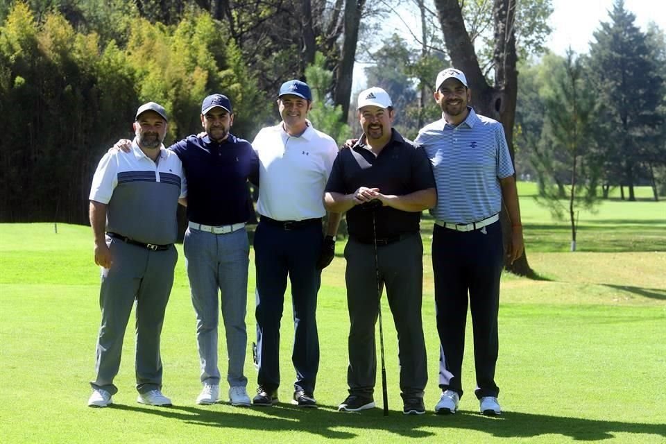 Juan Carlos Ramos, Rafa Quiroz, Enrique González Saravia, José Ernesto Bermejo y Alex Quiroz