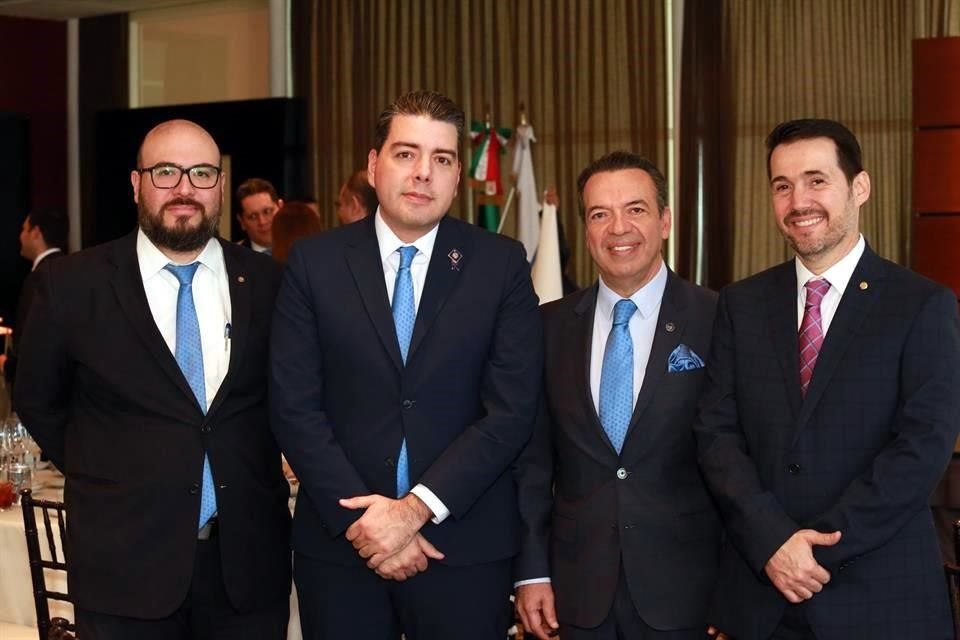 Reynold Rodriguez, Ramiro de la Garza, Salvador Rizzo y Patricio Flores