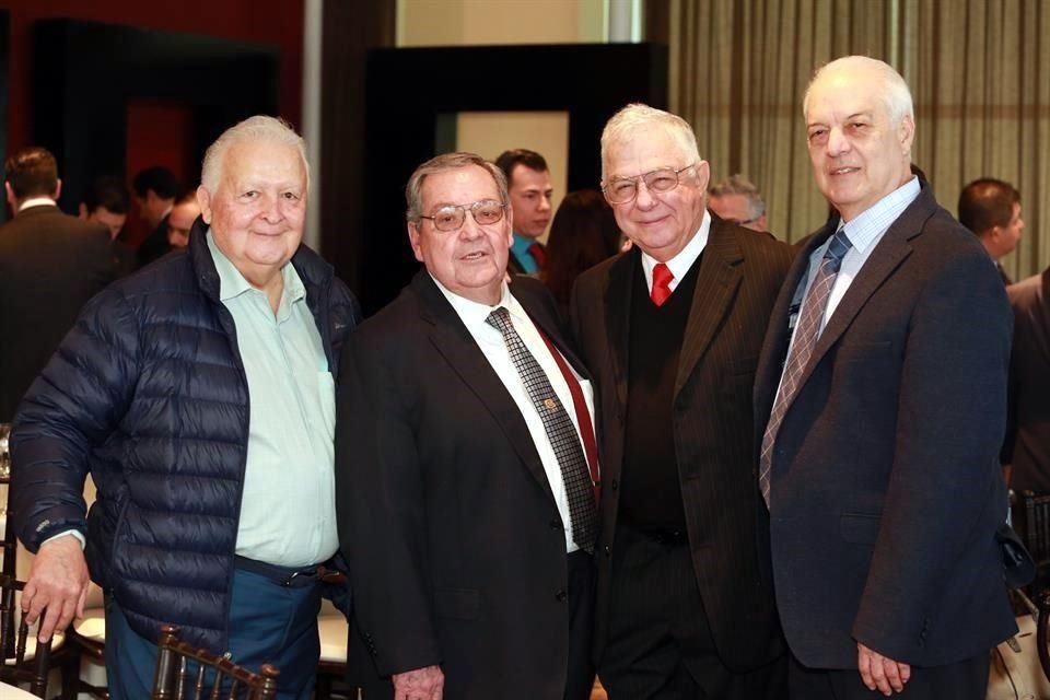 Lázaro Casas, Antero Cantú, Mario Chapa y Héctor Ayala