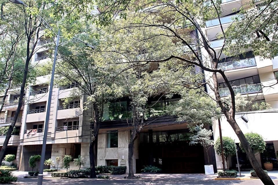 Propietario: Moisés Mansur. Departamento 81, del edificio localizado en Campos Eliseos 71, en Polanco.