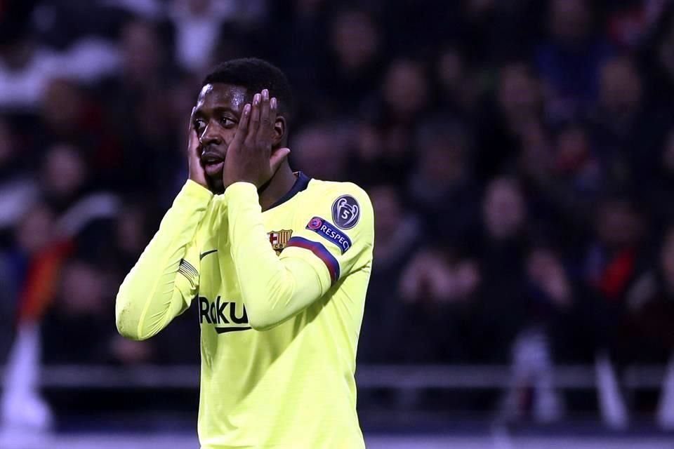 El jugador francés volvió a prender las alarmas en el Barcelona.