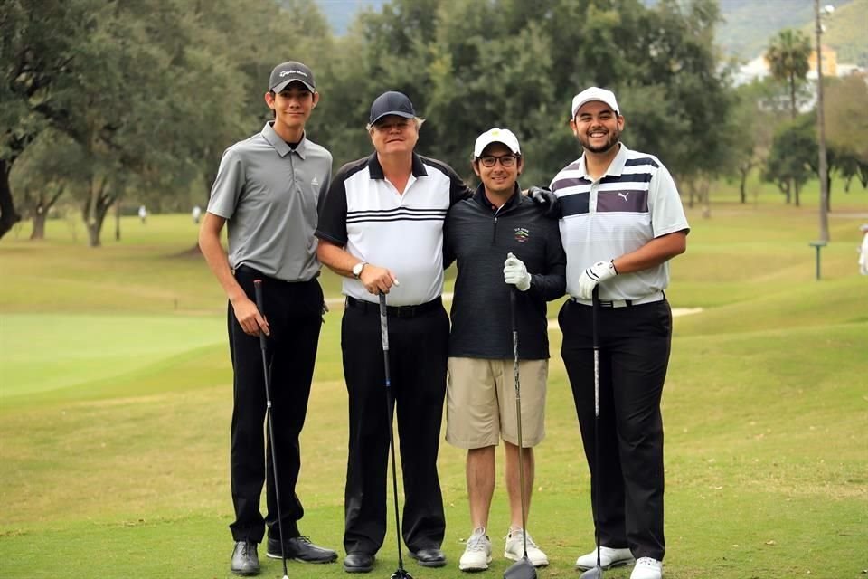 Edmundo Mesta, Werner Huseman, Rafael Meza y Enrique Torrecillas