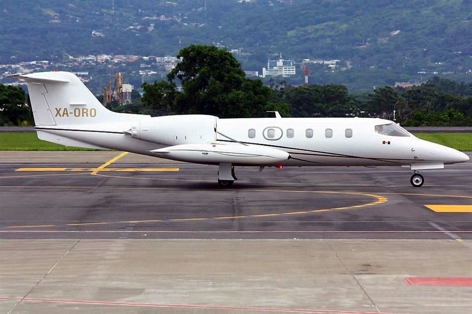 El Alcalde Adrián de la Garza regresó el jueves de Las Vegas en un Learjet 35 (foto) que, según dijo, no tuvo costo.