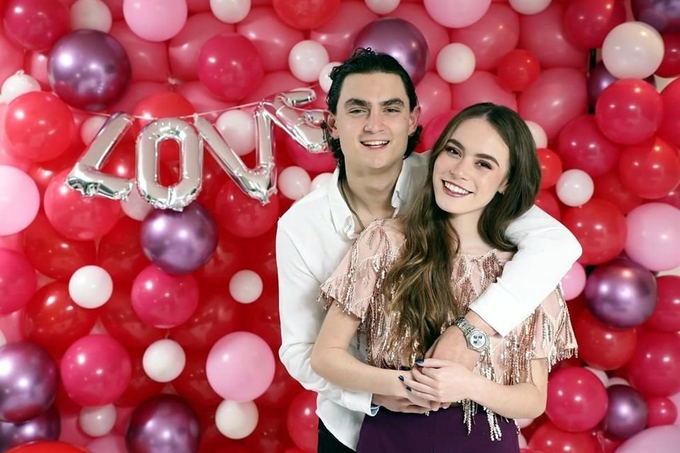 Ricky Oziel Leal y Andrea de los Santos