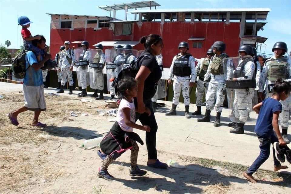 CIDH pidió a México, El Salvador, Guatemala y Honduras abstenerse de recurrir al uso de la fuerza como respuesta ante la llegada de movimientos migratorios masivos.