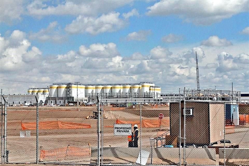 Instalaciones de la cervecera Constellation Brands en Mexicali, Baja California.