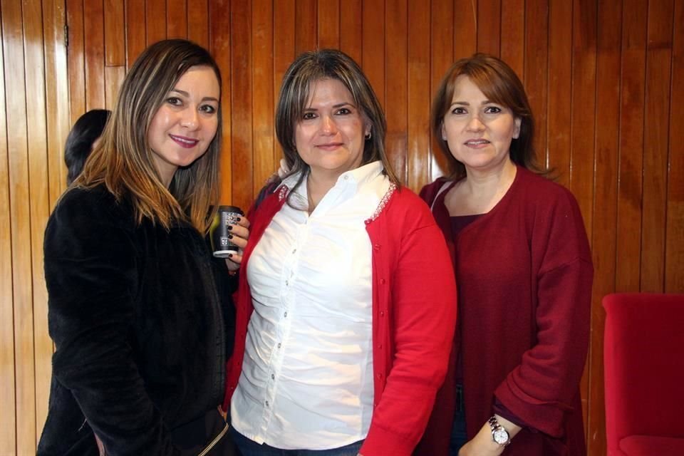 Nidia Herrera de Lerma, Vicky Garza de García y Paty Villarreal de Perrone