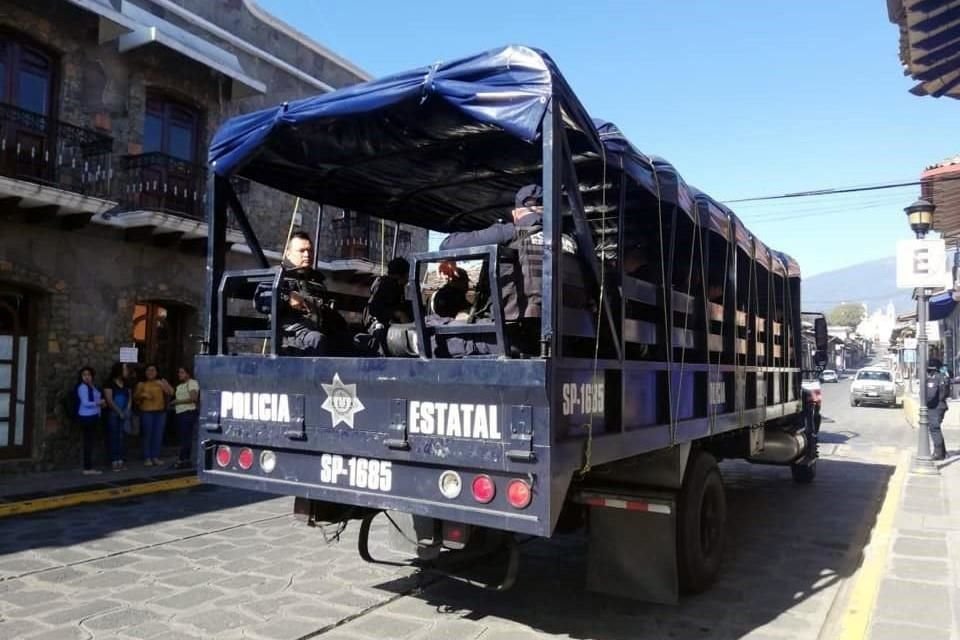 La Policía Estatal de Veracruz asumió la seguridad en el Municipio de Xico.