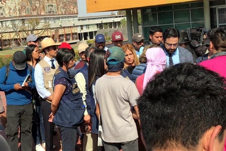 Los alumnos de la Preparatoria 1 fueron los que se movilizaron.