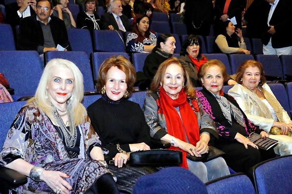 Tey González de Salas, Adriana Tijerina, Aurora Cantú de Cagnasso, Blanca Caldero?n de Gonza?lez e Ildelisa Meléndez de Herrera