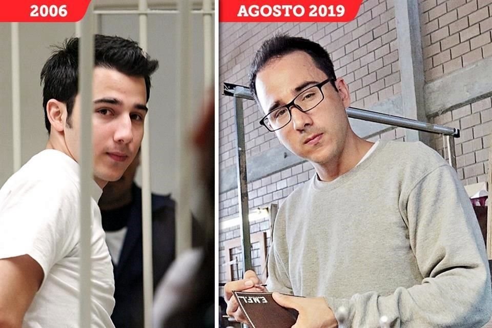 Diego Santoy fue detenido hace 14 años y luego sentenciado por el homicidio de los niños Peña Coss. Hoy, de 34 años, está internado en el Penal de Cadereyta.