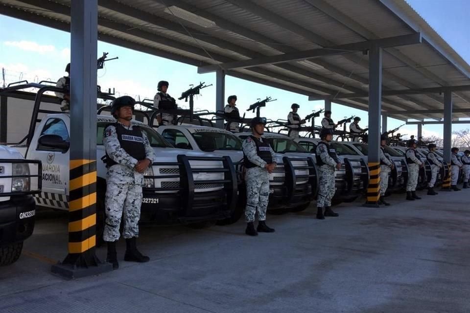El Presidente asistió a la inauguración del primer cuartel de la Guardia Nacional en Jiquilpan de Juárez, Michoacán.