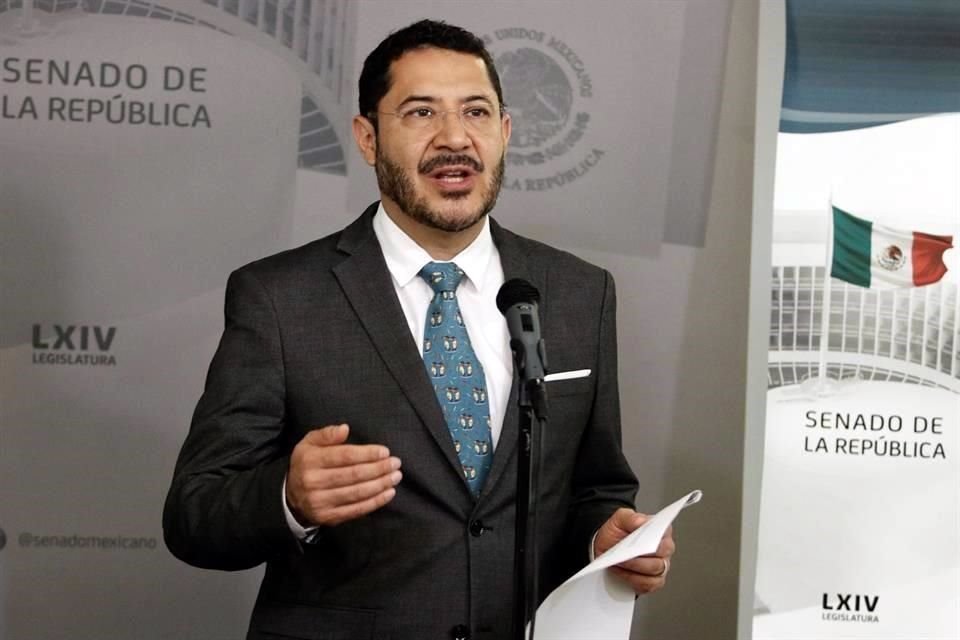 Martí Batres, senador de Morena.