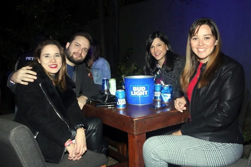 Itzel Treviño, Jacobo Nassar, Verónica Esquivel y Tere Leal