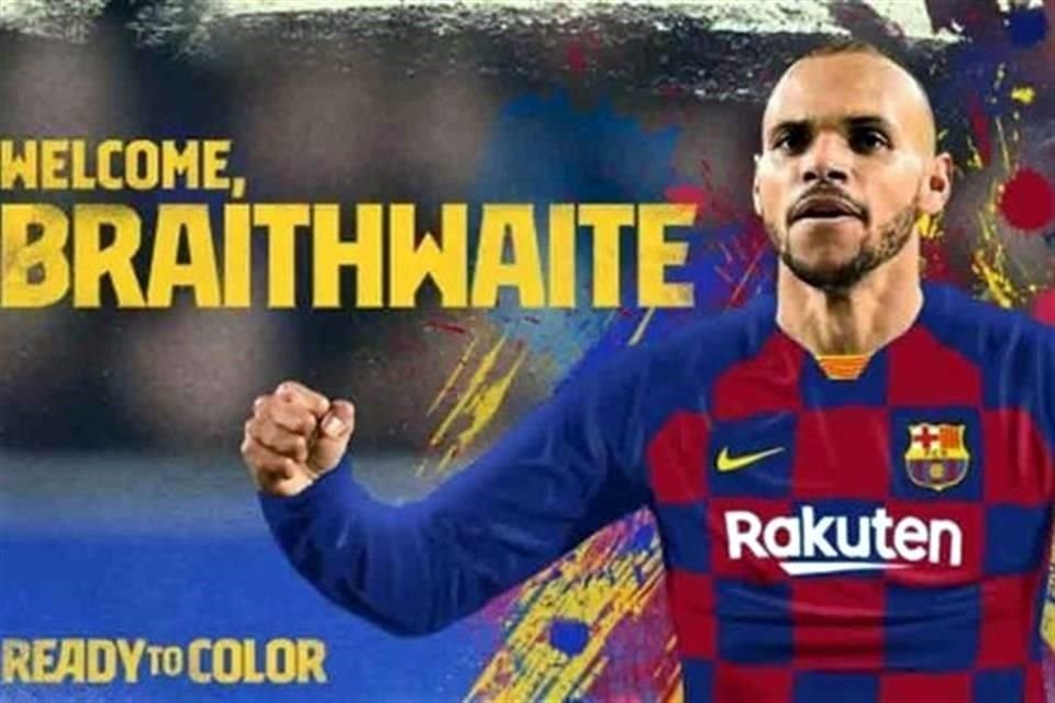 El Barcelona anunció este jueves al danés Martin Braithwaite, procedente del Leganés, como nuevo fichaje del equipo, pensando en un sustituto ante bajas por lesiones de Luis Suárez y Ousmane Dembélé.