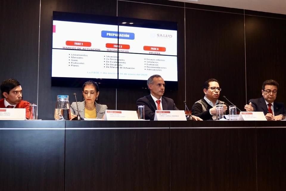 Autoridades sanitarias ofrecieron una conferencia de prensa para informar sobre la preparación ante posibles casos de coronavirus.