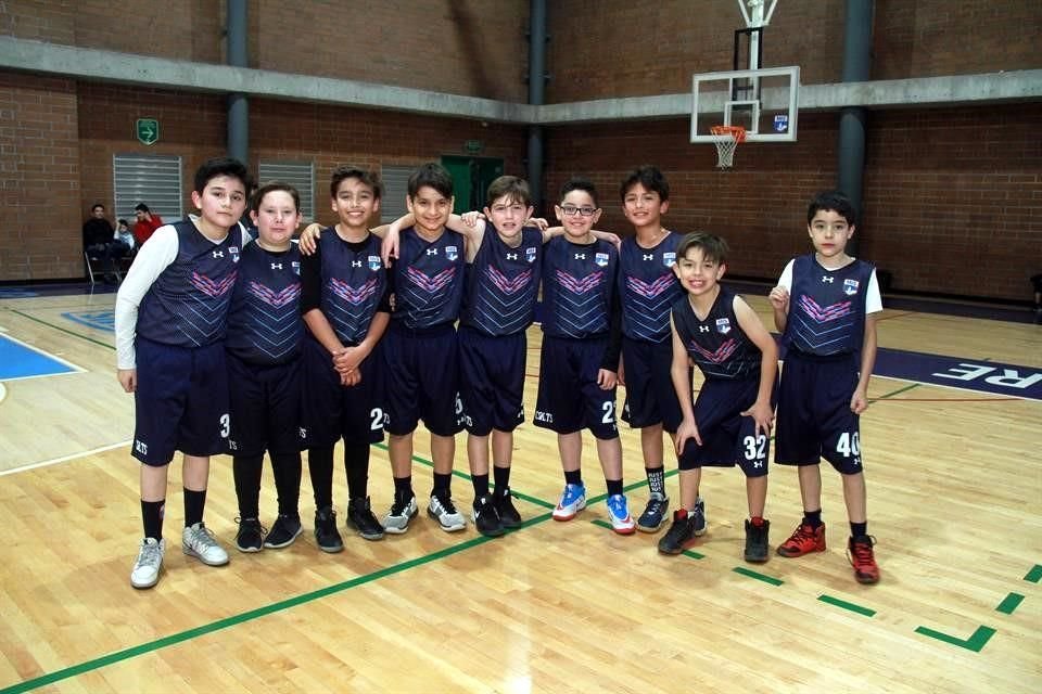 Equipo de jugadores de l Colegio Madison, categoría 2009