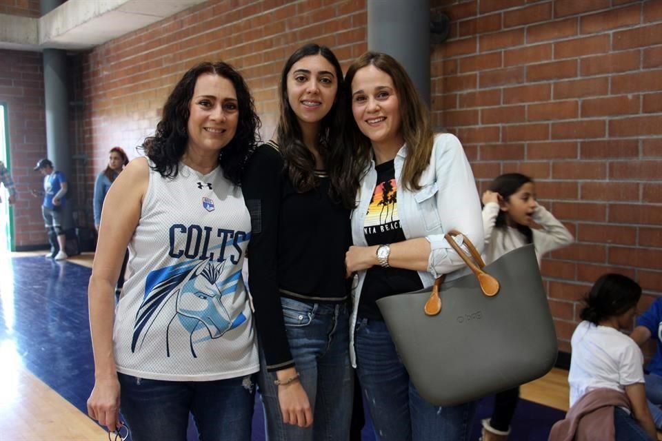 Claudia Leal, Mariel de la Garza y Alejandra González