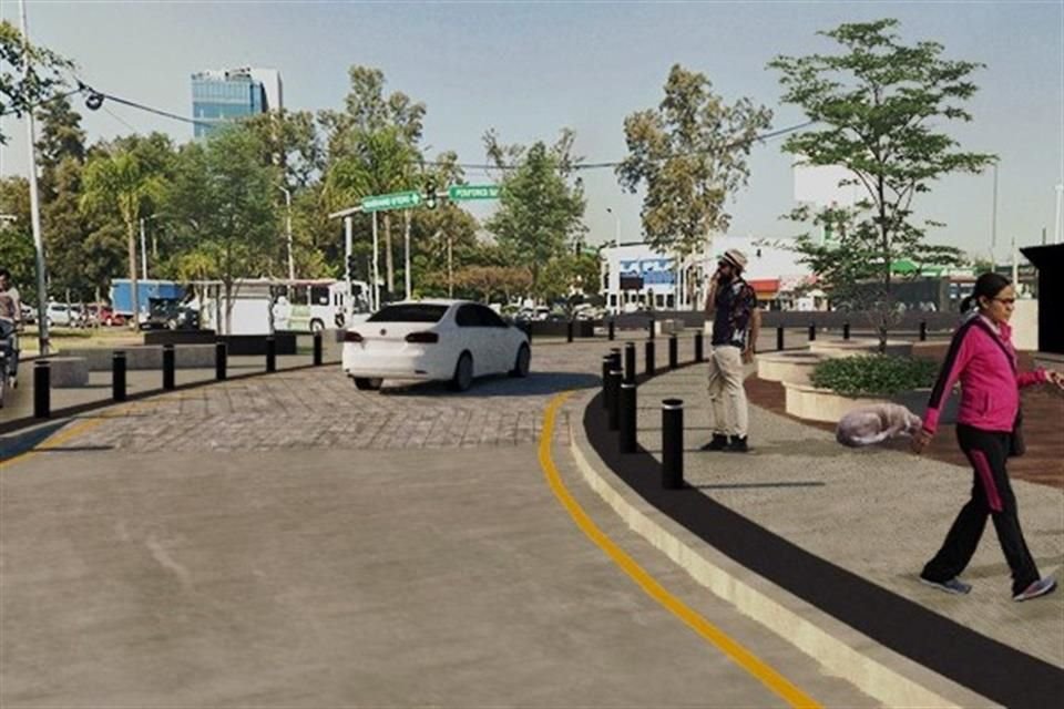 En mayo arrancará la construcción del carril de incorporación de Mariano Otero a López Mateos, a la altura de lo que sería la Torre Torrena.