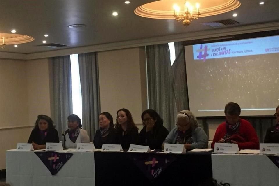 En una conferencia de prensa, convocada por integrantes del Observatorio Ciudadano Nacional del Feminicidio (OCNF), activistas ofrecieron detalles de la movilización convocada para el 8 de marzo.