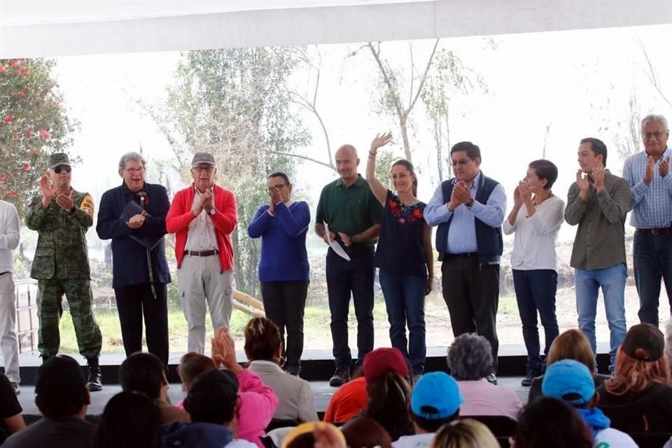 La Jefa de Gobierno, Claudia Sheinbaum, encabezó la entrega del parque.