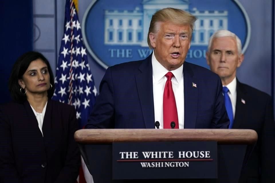 Trump ofreció una nueva conferencia de prensa para actualizar sobre las medidas de EU ante el covid-19.