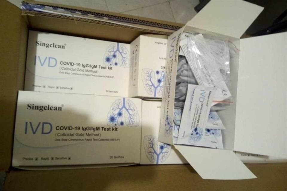 Por Internet se venden pruebas para detectar Covid-19, pueden ser falsas.