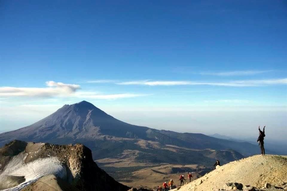 Durante su ascenso al Iztaccíhatl